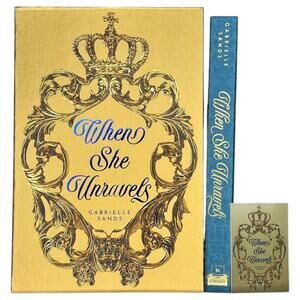 Darkly Bookish Box When She Unravels by Gabrielle Sands -May 2025 Exclusive Luxe